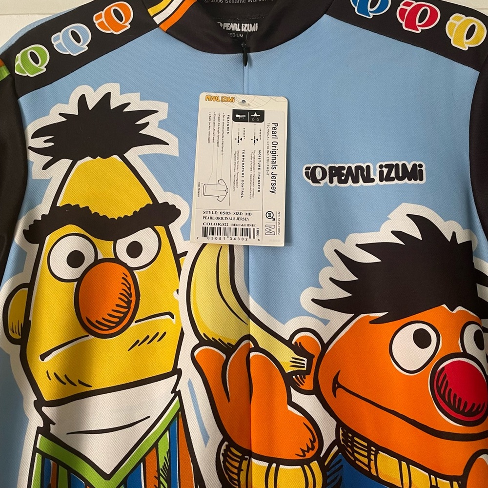 NWT Pearl Izumi Sesame Street cycling jersey